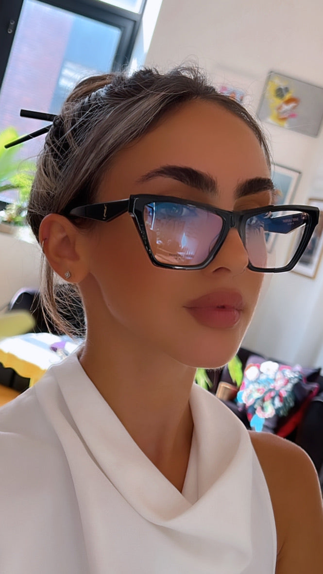 Saint Laurent SLM103 Cat Eye Frames in Black