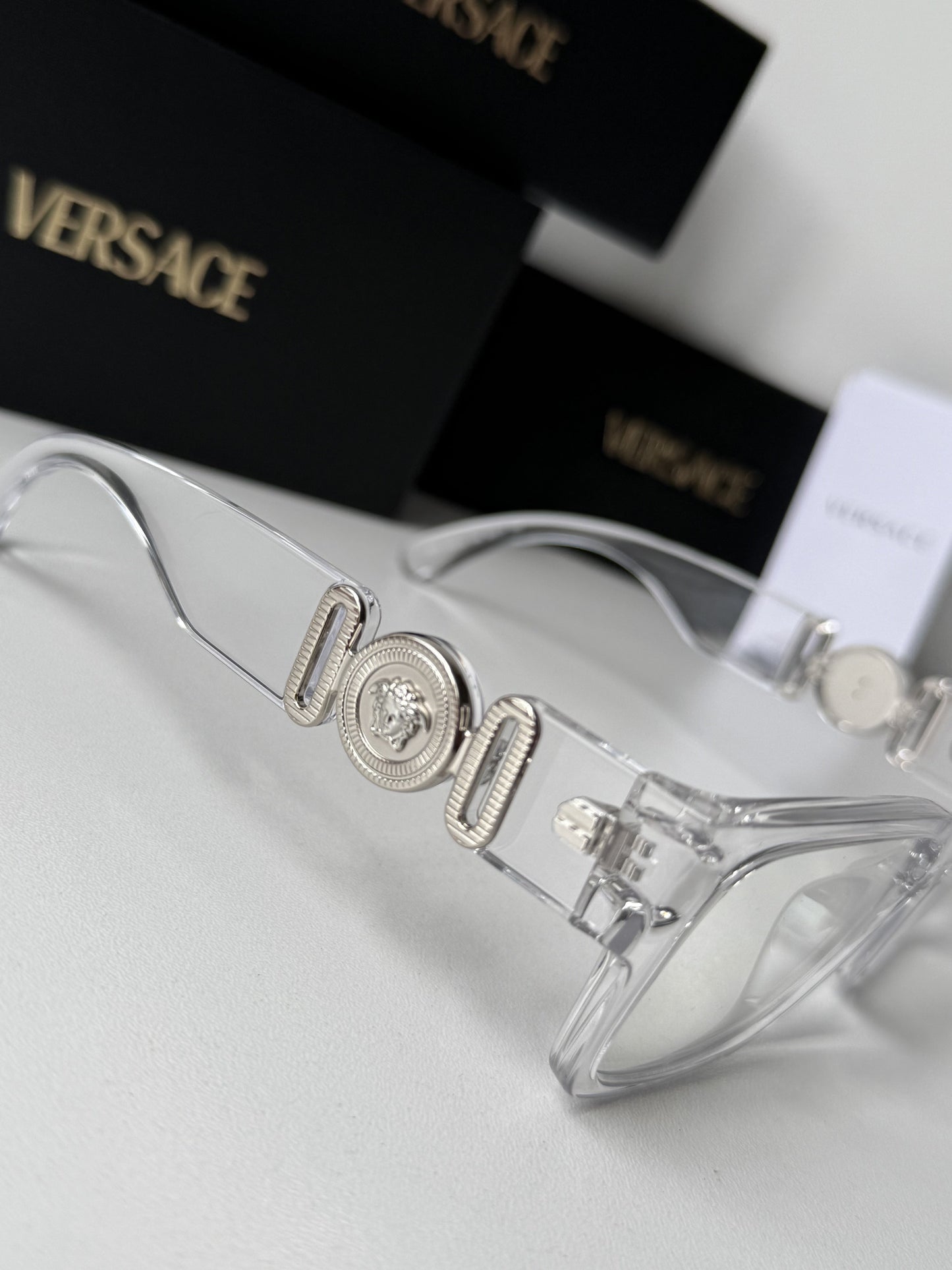 Versace VE3368U Biggie Frames in Clear