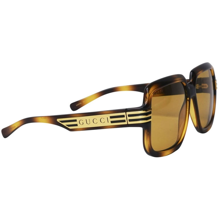 Gucci GG0979S Unisex Square Sunglasses in Brown