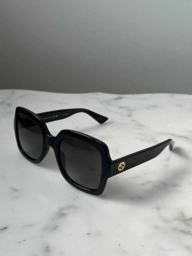 Gucci GG1337S Polarized Black Square Sunglasses