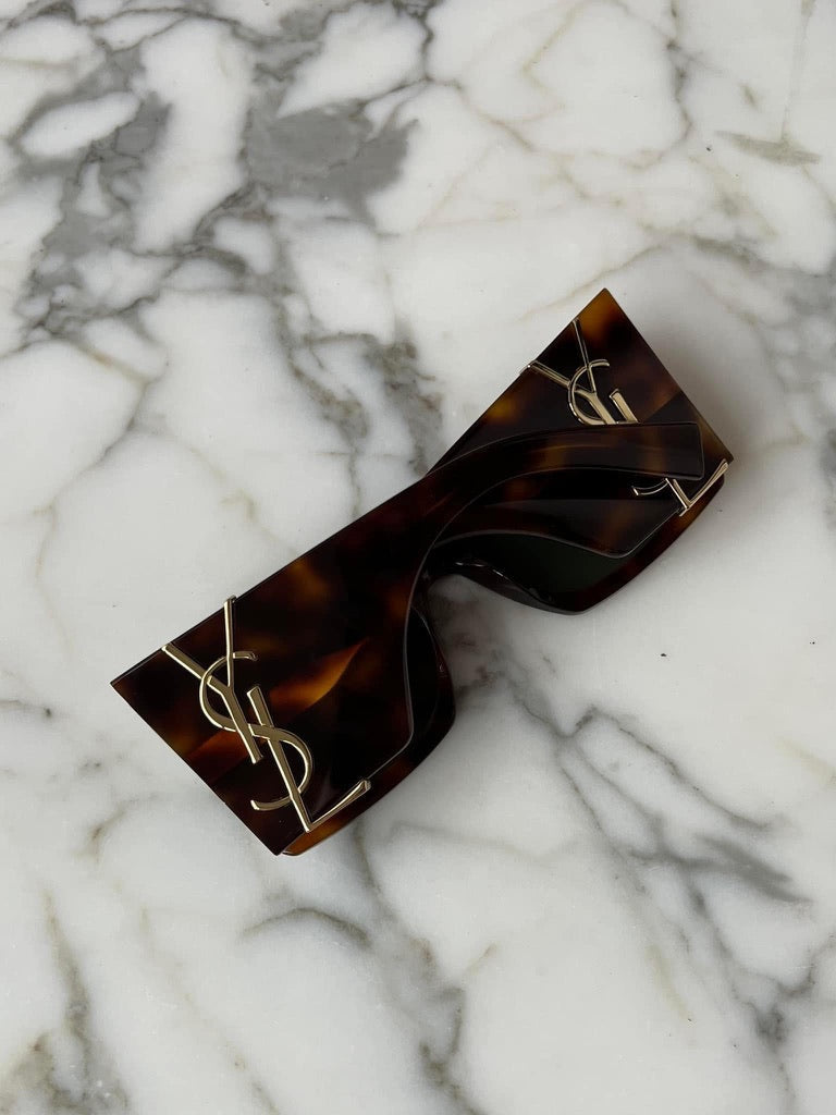 Saint Laurent Blaze SLM119 Sunglasses in Brown