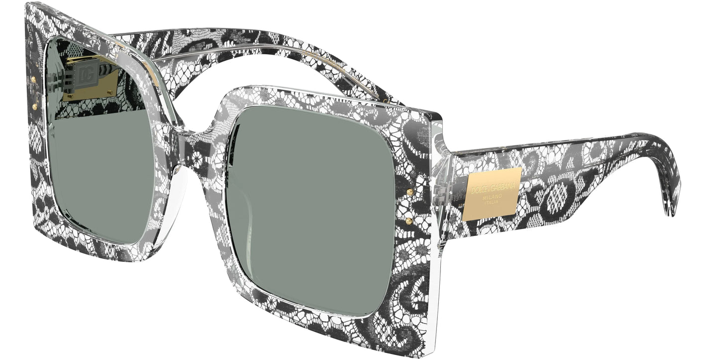 Dolce & Gabbana DG4490 Lace Oversized Sunglasses