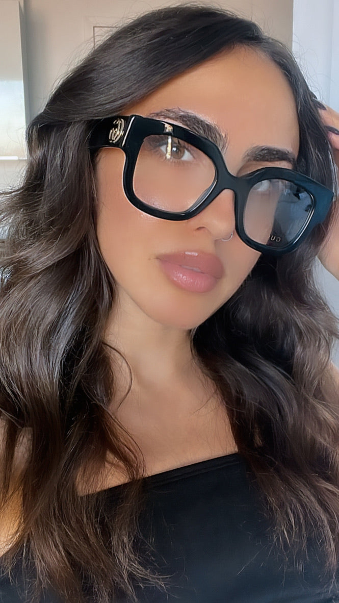 Gucci GG1423O Thick Rim Frames in Black