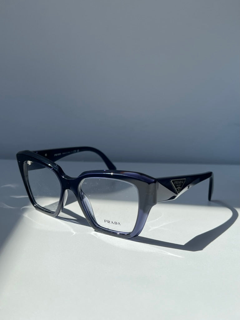 Prada PR09ZV Frames in Transparent Blue