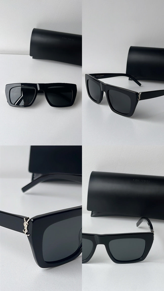 Saint Laurent SL M131 Sunglasses in Black