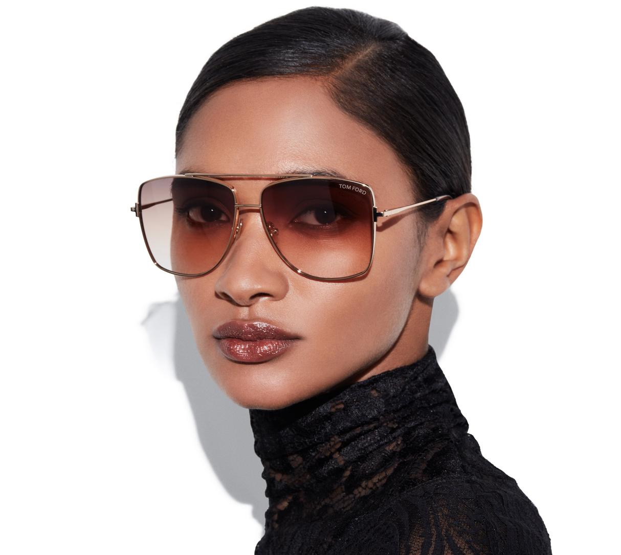 Tom Ford Reggie FT0838 Aviator Sunglasses in Palladium
