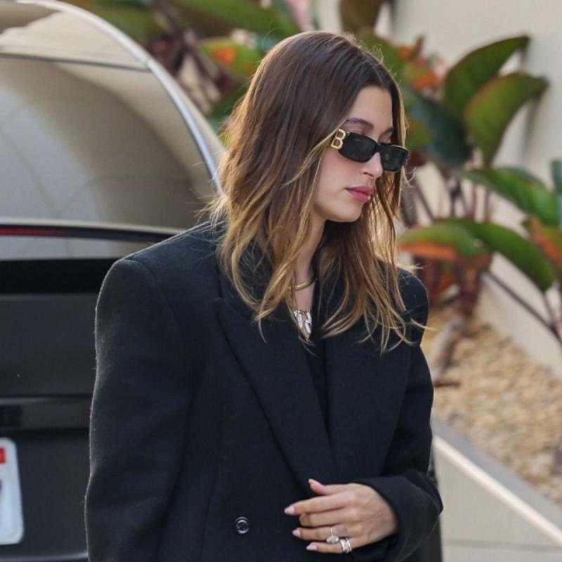 Balenciaga BB0096S Logo Sunglasses in Black