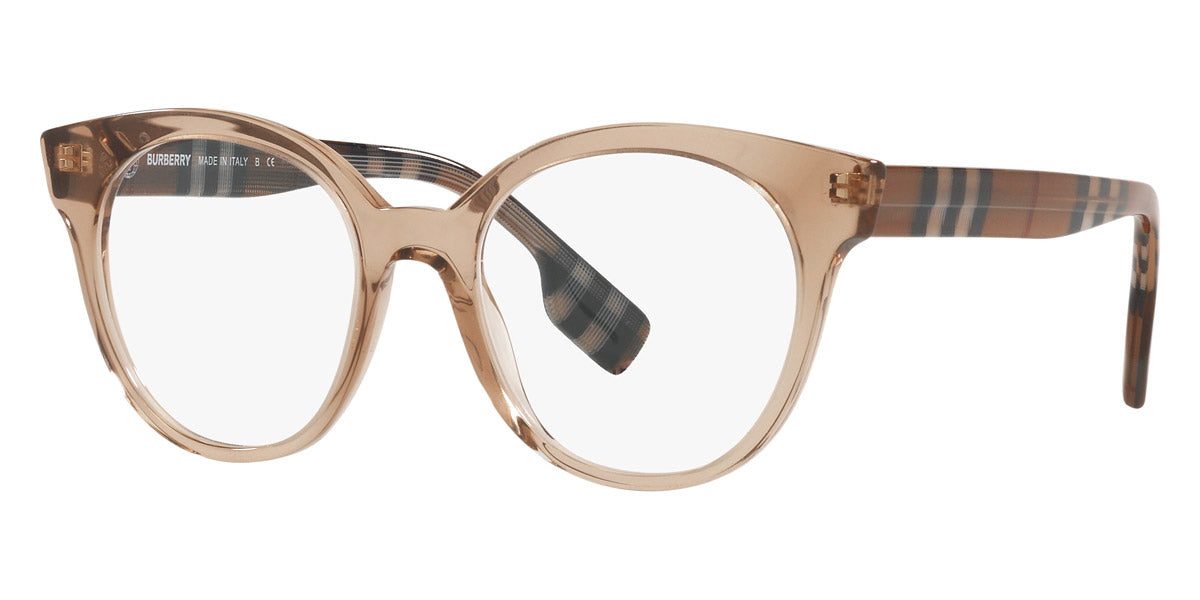 Burberry BE2356 Jacqueline Beige Transparent Checked Print Frames