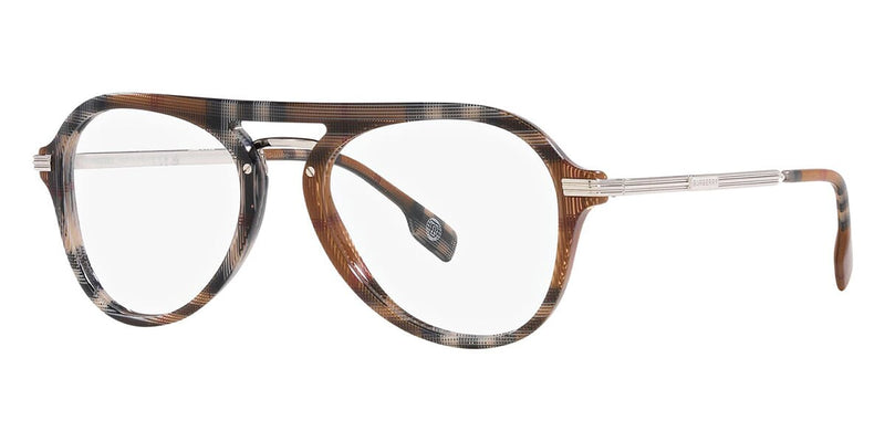 Burberry BE2377 Check Print Aviator Eyeglasses Frames