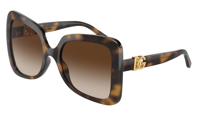 Dolce & Gabbana DG6193U Brown Oversized Sunglasses