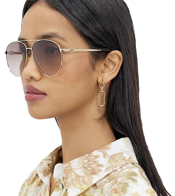 Gucci GG1088S Navigator Chain Pilot Sunglasses