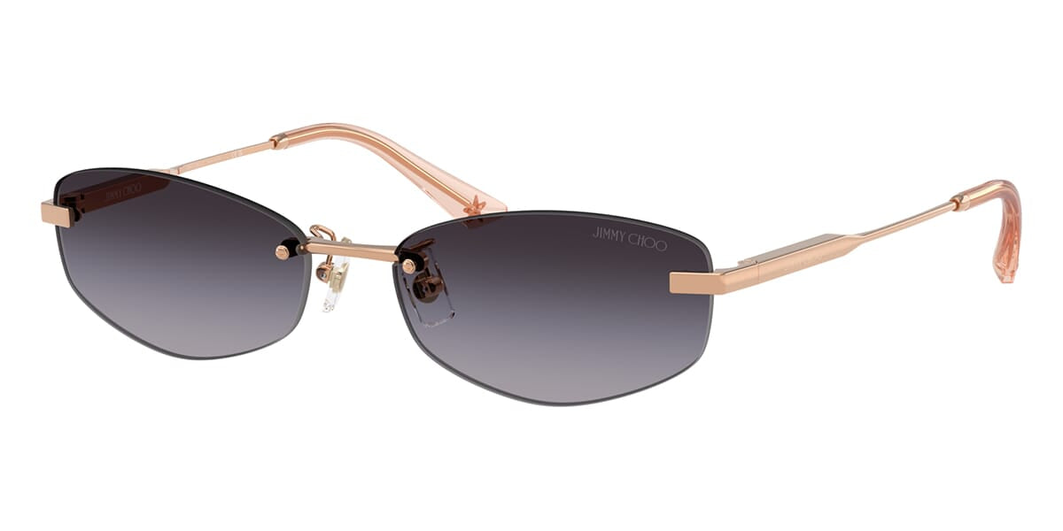 Jimmy Choo JC4013D Rimless Grey Sunglasses