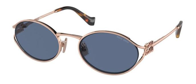 Miu Miu MU52YS Pink Gold Metal Sunglasses