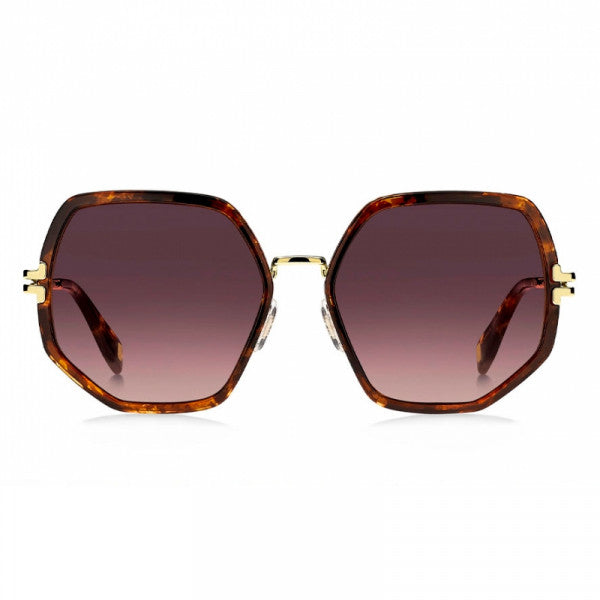 Marc Jacobs MJ 1089/S Oversized Brown Metal Sunglasses
