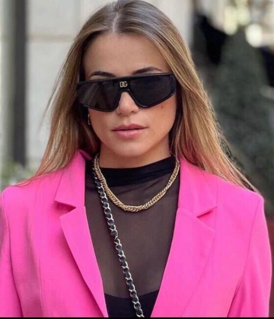 Dolce Gabbana DG6177 Shielded Visor Black Sunglasses