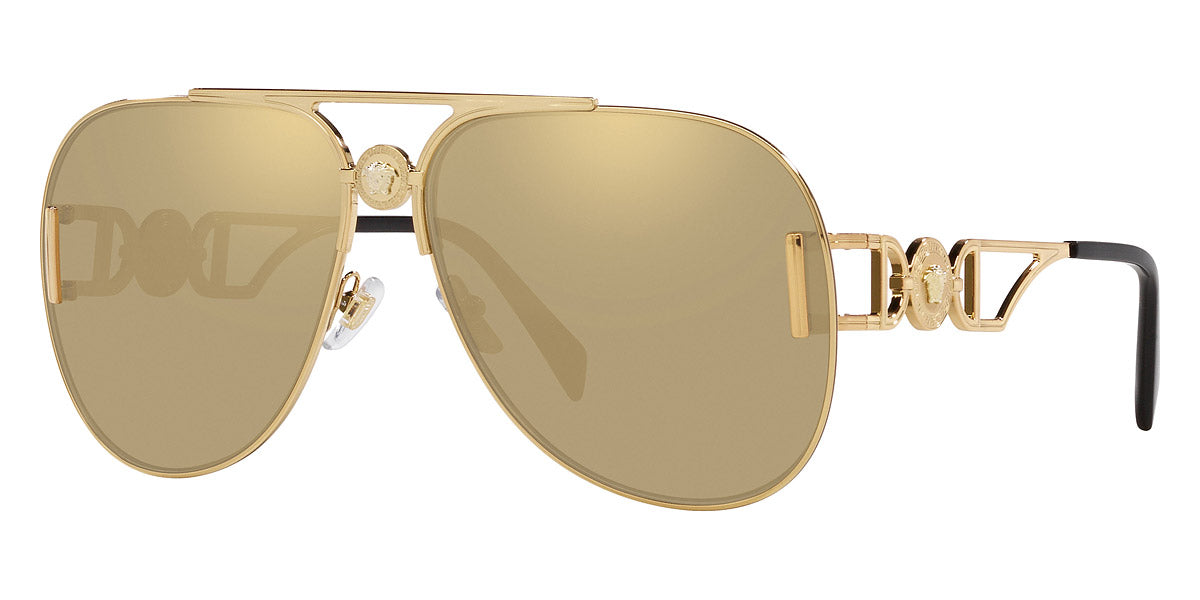 Versace VE2255 Medusa Ultra Oversized Aviator in Gold Plated