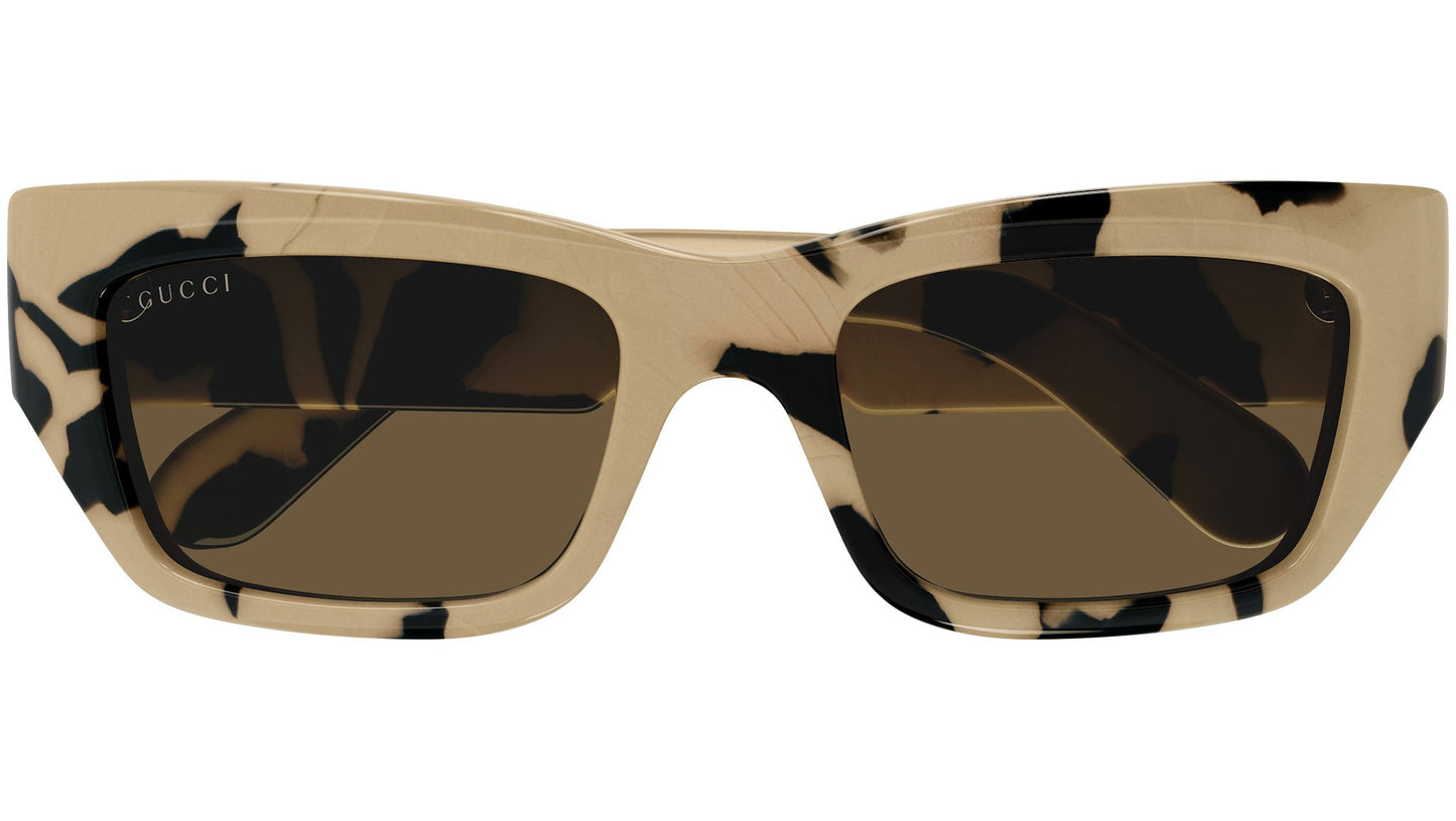 Gucci GG1296S Cat Eye Sunglasses in Spotted Havana