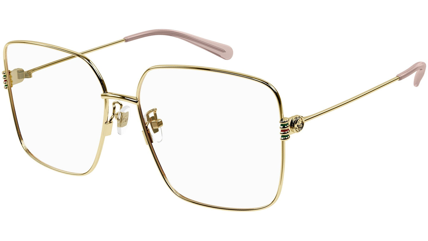 Gucci GG1284OA Gold Square Frames