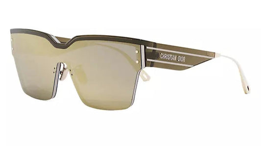 Dior DiorClub M4U Mask Sunglasses in Black Gold Mirror