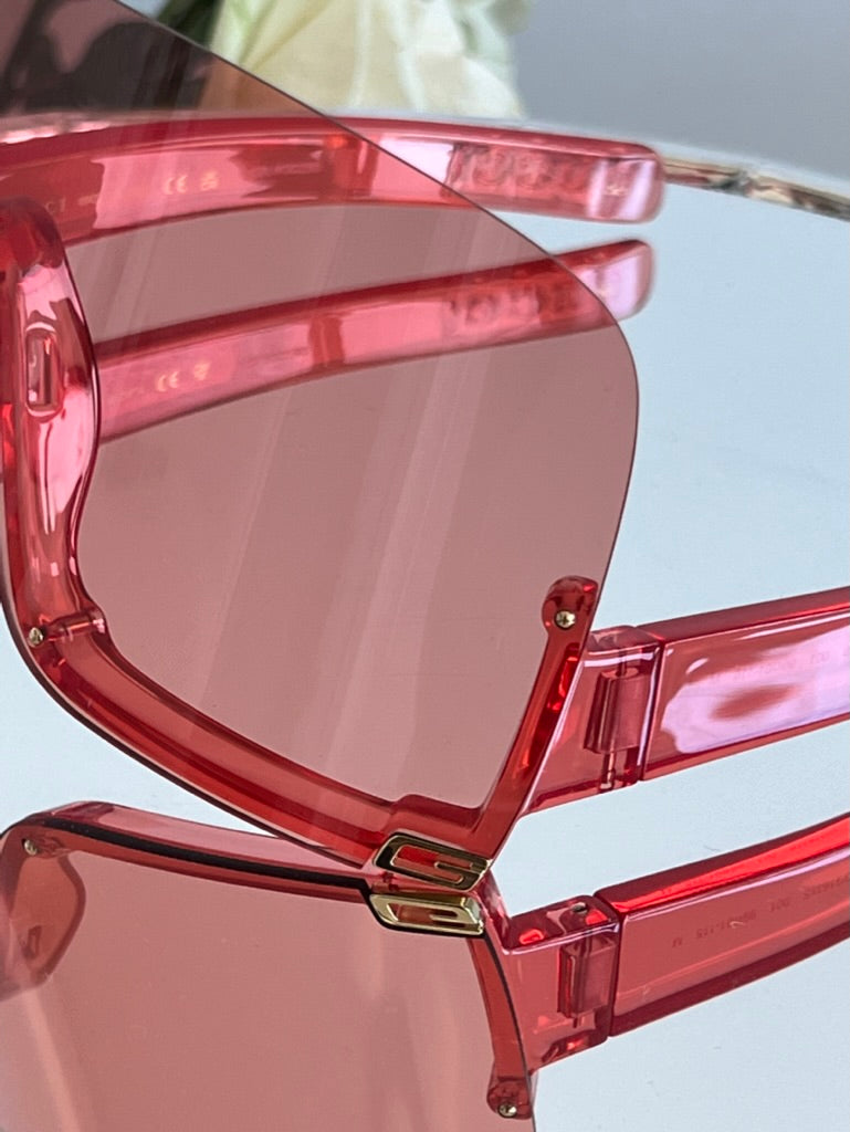 Gucci GG1631S Red Shield Sunglasses