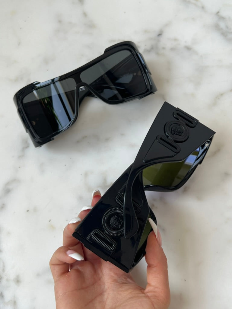 Versace VE4451 Maxi Medusa Sunglasses in Black