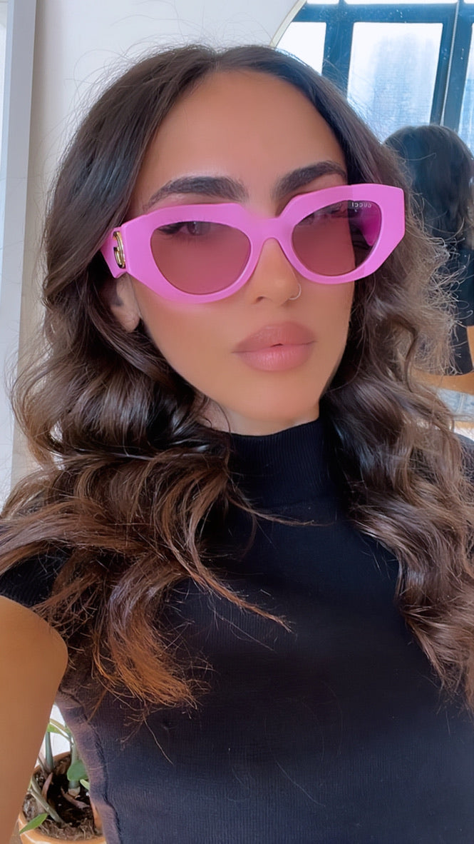 Gucci GG1421S Pink Sunglasses