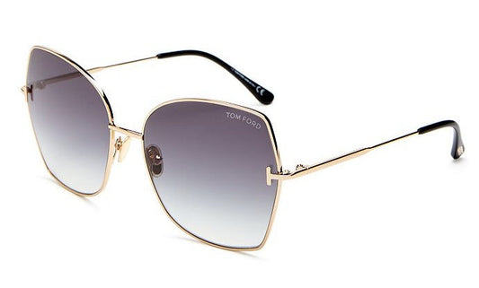 Tom Ford Farah TF0951 Sunglasses in Rose Gold