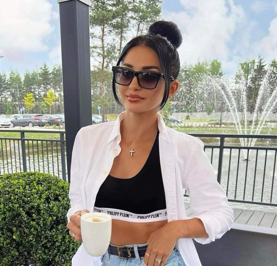 Saint Laurent SLM104 Sunglasses in Black