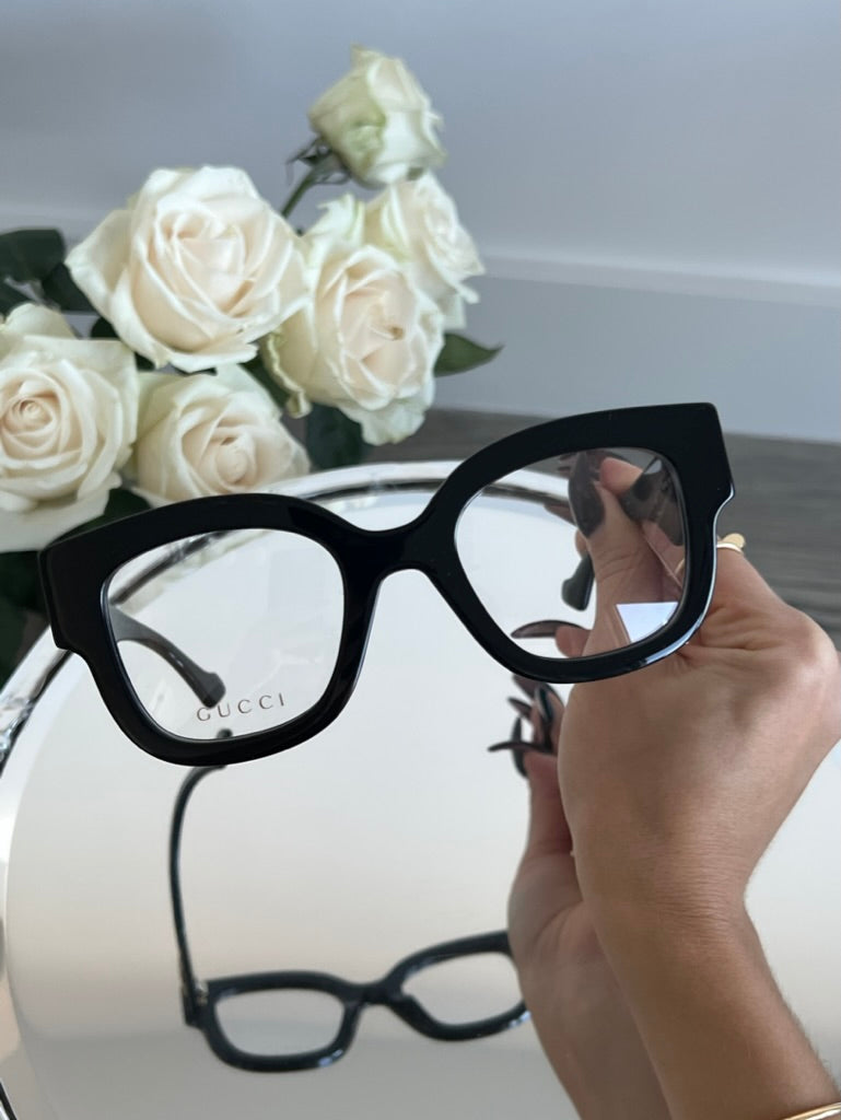 Gucci GG1423O Thick Rim Frames in Black