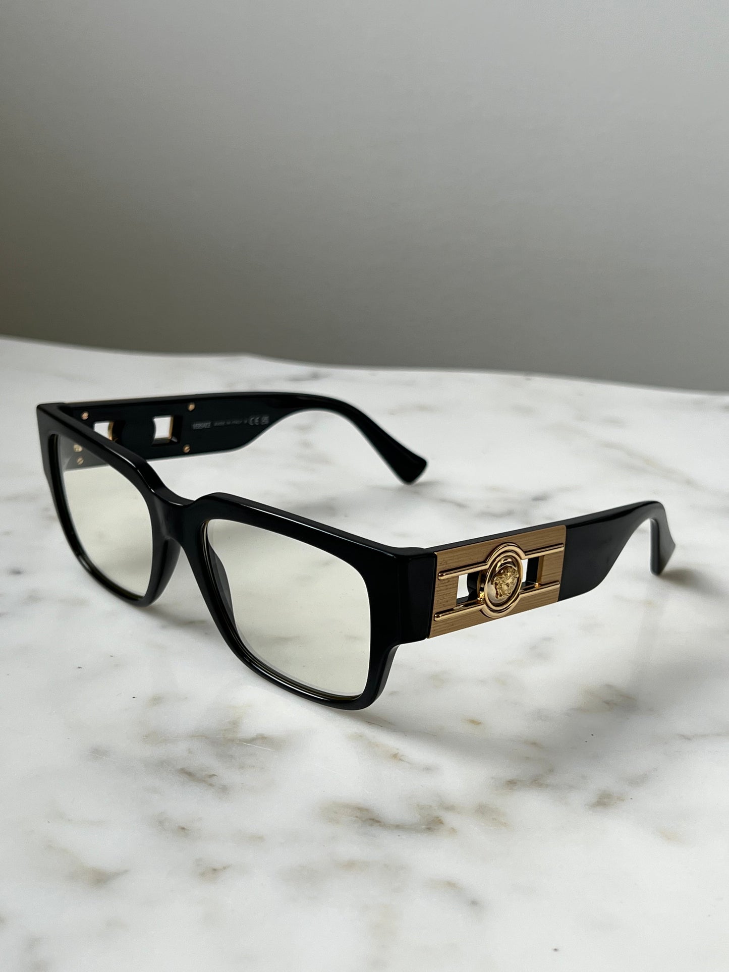 Versace VE3350 Black Thick Rim Unisex Frames