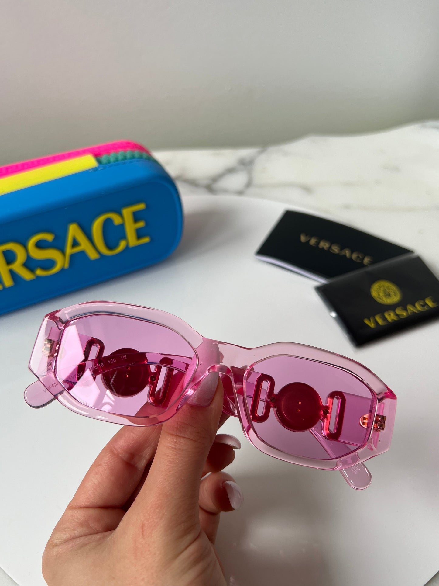 Versace Kids VK4429U Biggie Sunglasses in Pink