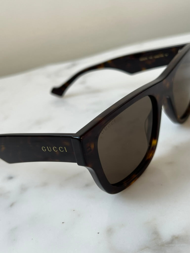 Gucci GG1427S Havana Brown Sunglasses