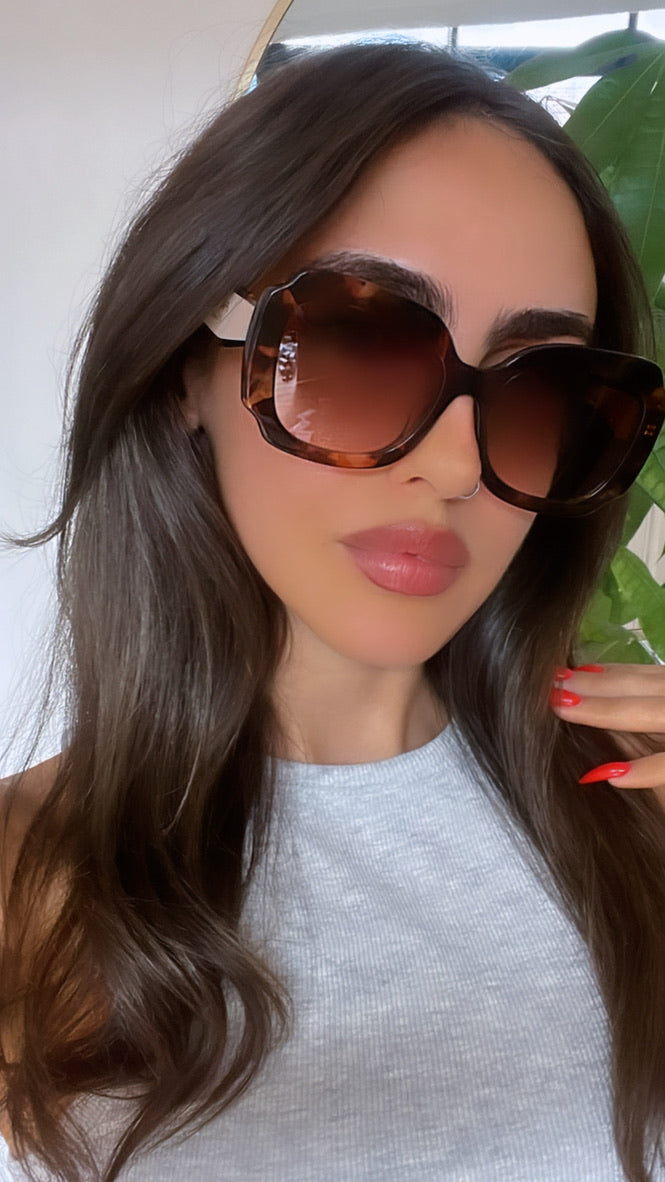 Prada PR16YS Sunglasses in Tortoise