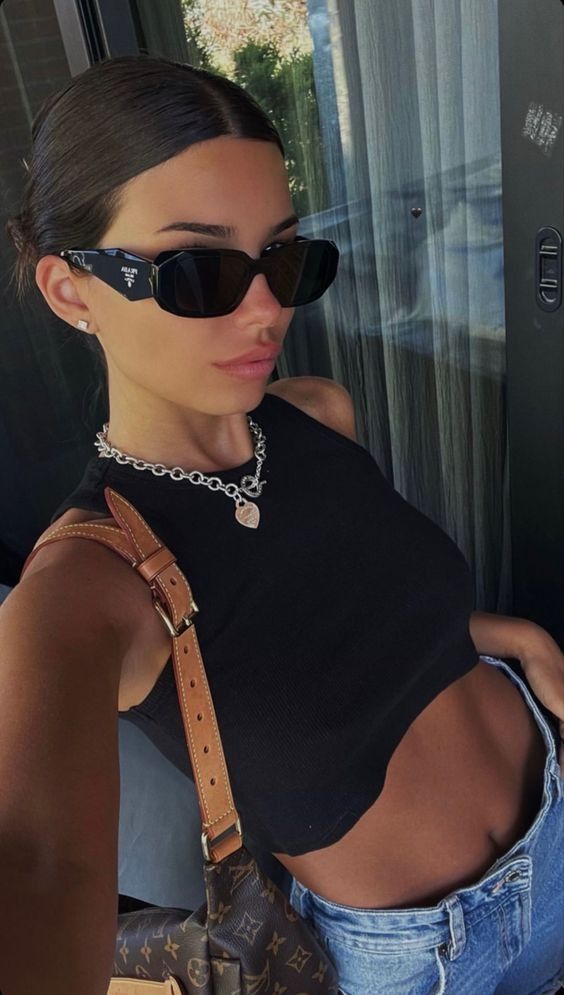 Prada PR17WS Sunglasses in Black