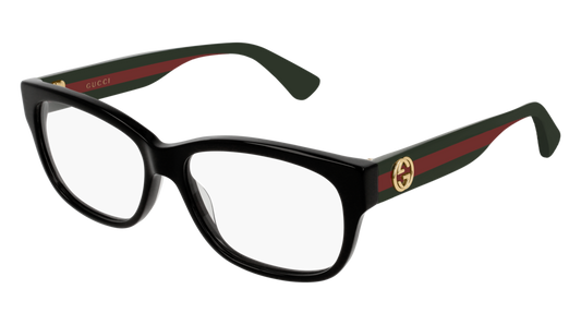 Gucci GG0278O Black Striped Leg Frames