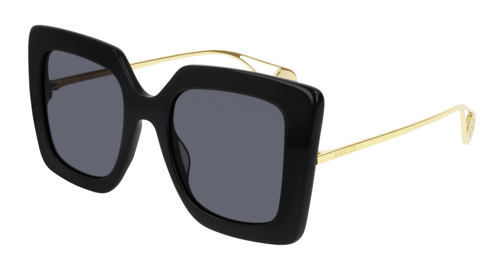 Gucci GG0435S Oversized Square Sunglasses in Black