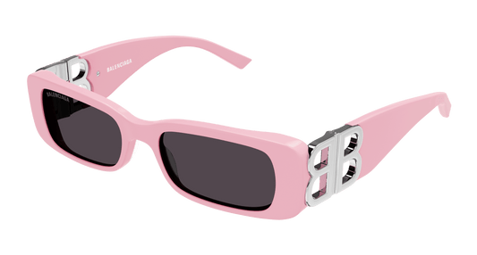 Balenciaga BB0096S Logo Sunglasses in Pink