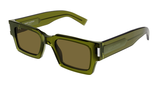 Saint Laurent SL572 Sunglasses in Olive Green