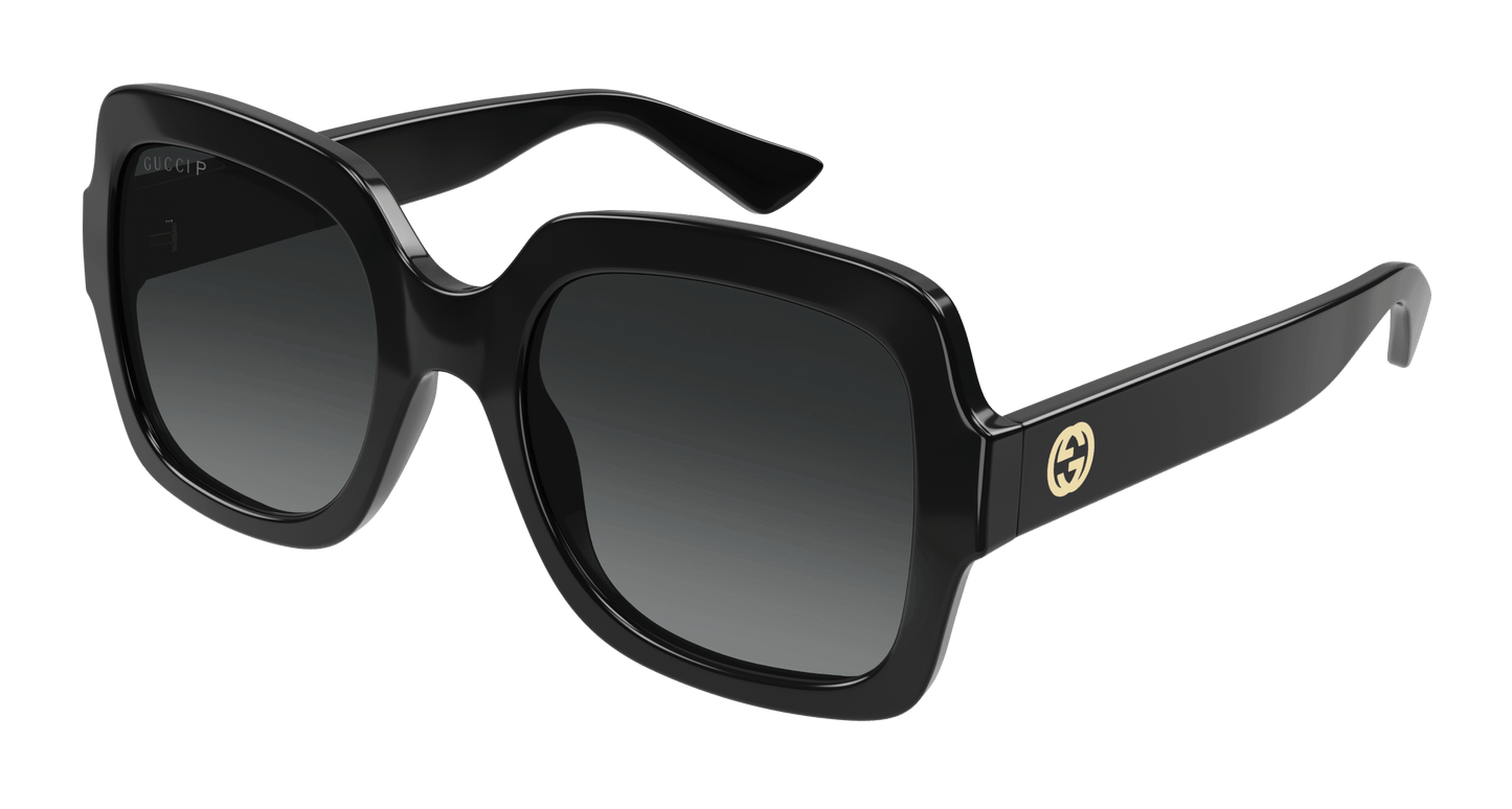 Gucci GG1337S Polarized Black Square Sunglasses