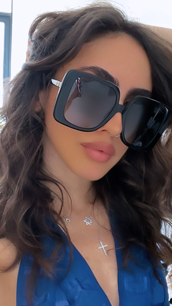 Gucci GG1314S Oversized Square Sunglasses in Black