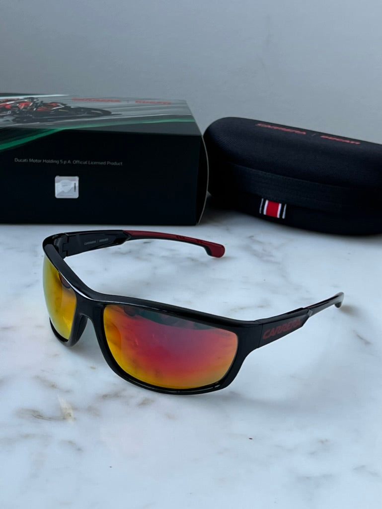 Carrera Ducati 002/S Sunglasses in Black Red