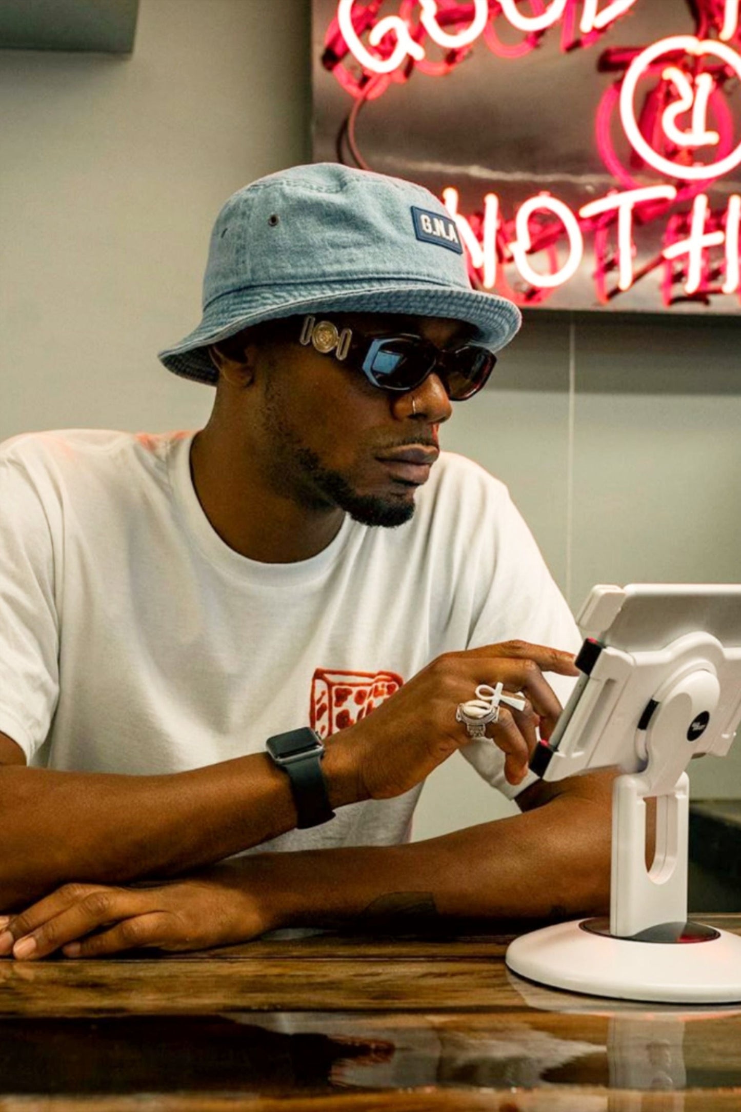 Versace VE4361 Biggie Sunglasses in Black Gold