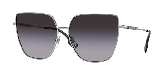 Burberry BE3143 Alexis Metal Sunglasses in Grey