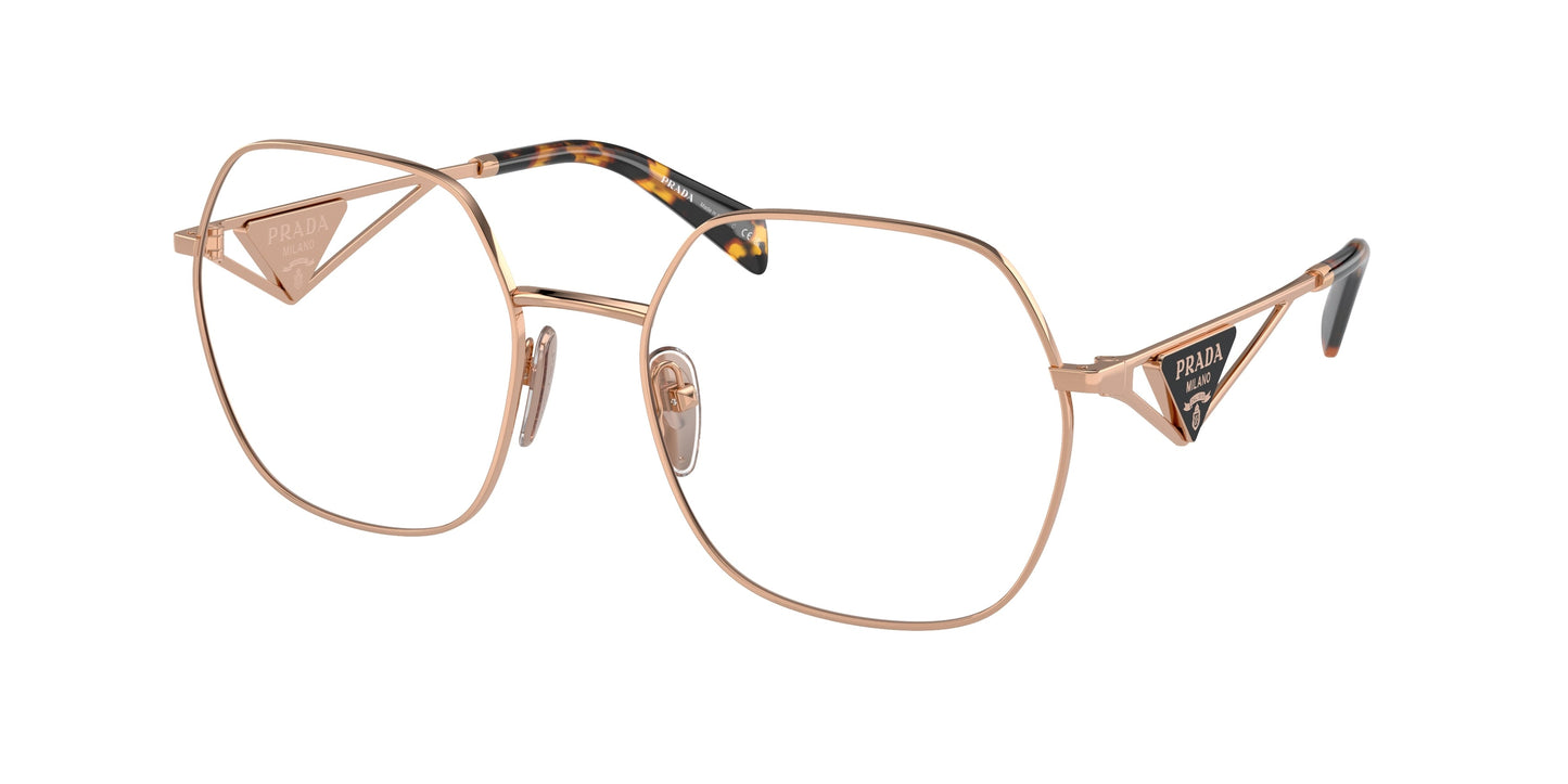 Prada PR59ZV Eyeglasses Frames in Rose Gold