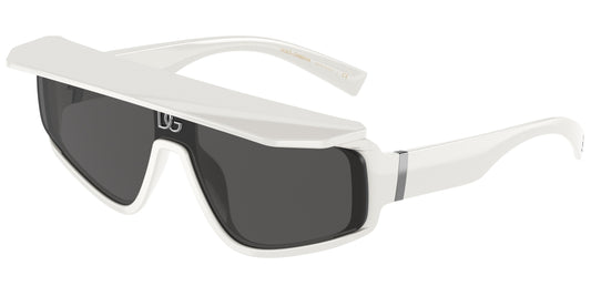 Dolce Gabbana DG6177 Shielded Visor White Sunglasses