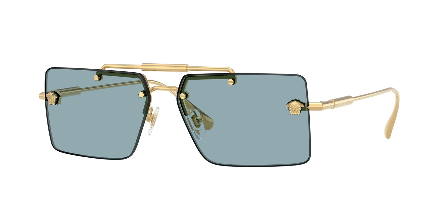 Versace VE2245 Blue Square Medusa Sunglasses