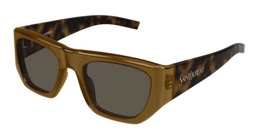 Saint Laurent SL740 Sunglasses in Brown Havana