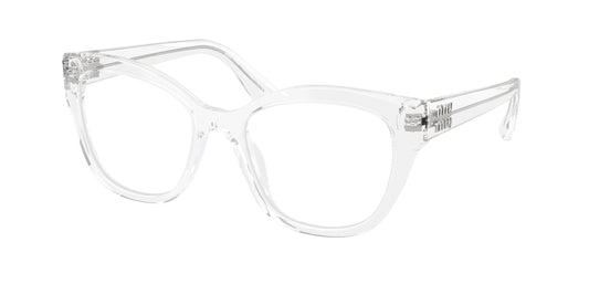 Miu Miu MU05XV Transparent Gold Cat Eye Frames