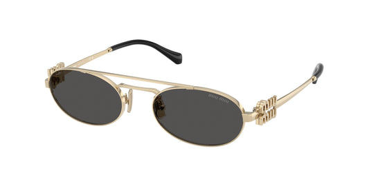 Miu Miu MU54ZS Sunglasses in Gold Grey