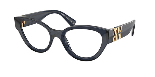 Miu Miu MU01VV Transparent Blue Cat Eye Frames